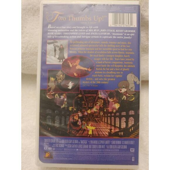 20th Century Fox Anastasia (VHS, 1998) - Picture 2 of 7
